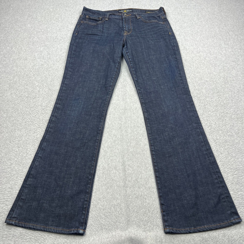Lucky Brand Sweet N Low Bootcut Jeans Womens 10/30 Blue Dark Wash Stretch Denim